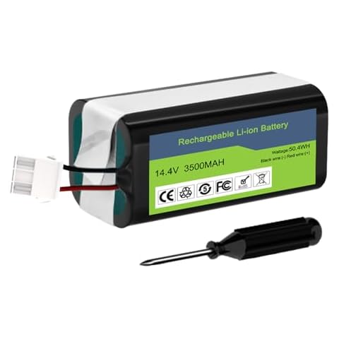 HUAENG X500 Battery, Upgraded 14.4V 3500mAh Super High Capacity Li-ion Replacement Battery for Eufy RoboVac 11 11S 11S MAX 12 15T 15C MAX, 30 30C 35C, Deebot N79S N79 DN622 and IKHOS S14 S15 Cover