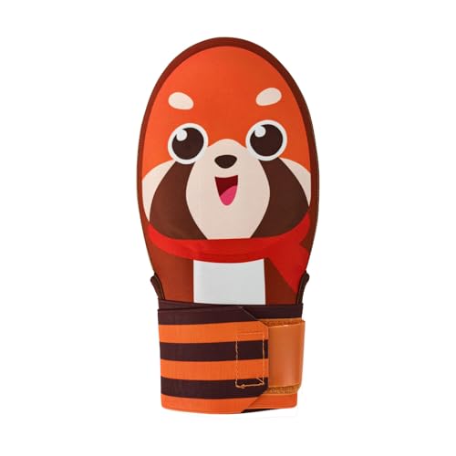 HolyElks Baseball Sliding Mitt, Youth Sliding Glove Hand Guard for Baserunning, Neoprene with Aluminum Reinforcement and Padded Palm, for Baseball and Softball (Raccoon, Adult)