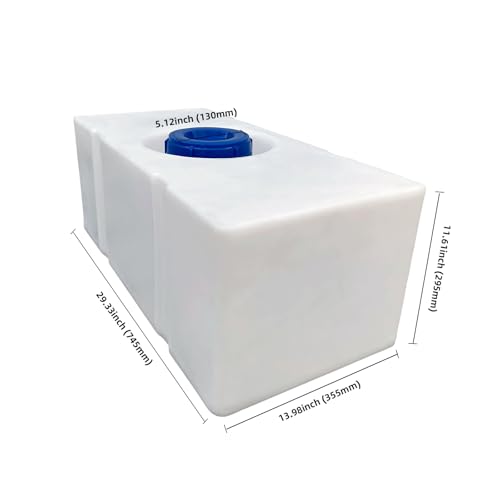 Image of TORVA 18.5 Gallon Fresh Water Tank, Heavy Duty Storage RV Water Tank, Van Tank for Water Holding, Ideal for RV Camper Trailer Marine & Off-Grid Water Storage(29.3'' x 13.9'' x 11.6'')