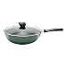 LYJL Wok Wok Ottagonale Wok Antiaderente a Fondo Piatto Wok Multifunzione con pentola Regalo con Fumo Meno oleoso