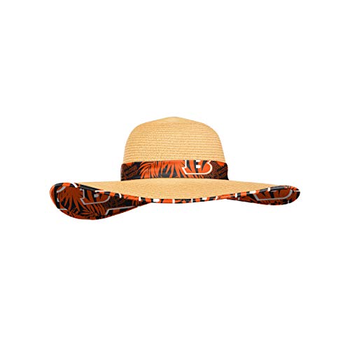 Image of FOCO NFL Womens Floral Straw Hat
