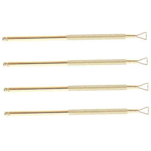 minkissy Stainless Steel Nail Art Remover Kit Pusher Peeler Scraper Gel Polish Remover