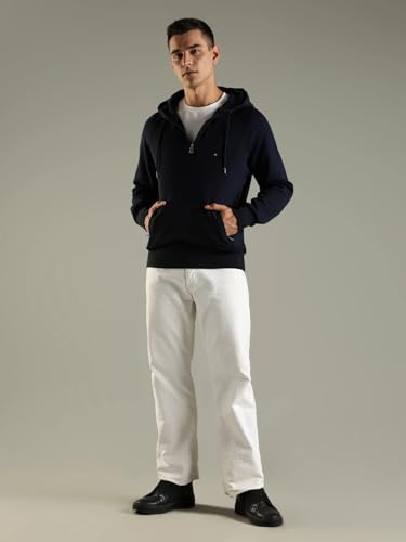 Image of Solid Regular fit Cotton Sweatshirt