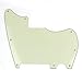 Jazzcaster/telemaster Hybrid Style Guitar Pickguard,no pickup, Mint Green