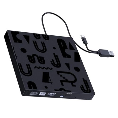 Lecteur DVD externe USB Type C avec hub USB intégré pour PC portable