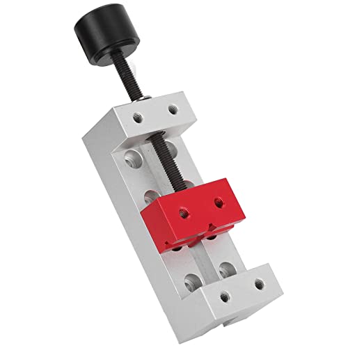 Mini Schraubstock Aus Aluminiumlegierung, Klemmbar Mit 50mm Spannweite, Für Holz Schnitzen Und Feinmechanik - Feine Verarbeitung, Rostbeständig, Ideal Für Werkbank Und CNC Router