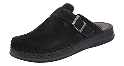Rohde Mules Homme Alassio 6794 Pointure 44 Soulagez vos Pieds Fatigués en Noir