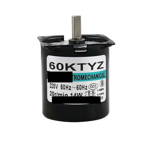 Moteur synchrone 220V 14W arbre excentrique avec support de fixation - 3