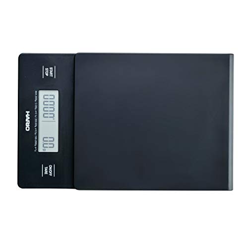 Hario V60 Drip Coffee Scale And Timer Pour-Over Scale Black (New Model) #TOP1