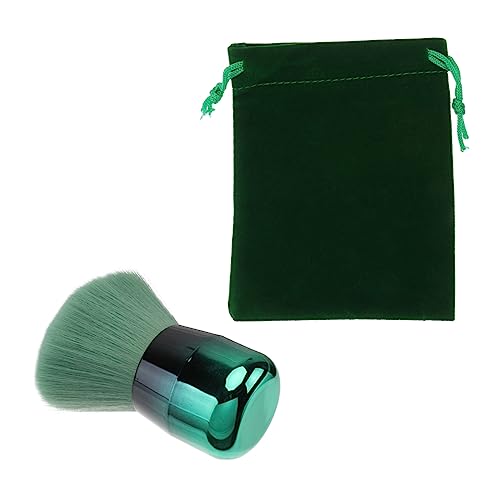 minkissy Pincel De Maquillaje Forma De Cabeza De Hongo Herramienta De Maquillaje Brocha Para Cosméticos Aplicador De Rubor Material Suave Color Verde Para Aplicar Polvo De y Colorete