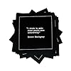  Five-Star-Napkins-Bar-Quotes-Black-Cotton-Cocktail-Napkins-Beverage-Napkins-Bar-Napkins-Cloth-Napkins-Party-Napkins-Events-Holidays-Weddings-Birthdays-Disposable-45-x-45-50x