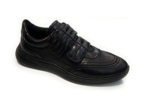 Geox D Pillow D Noir mocassins confortables en cuir pour femme