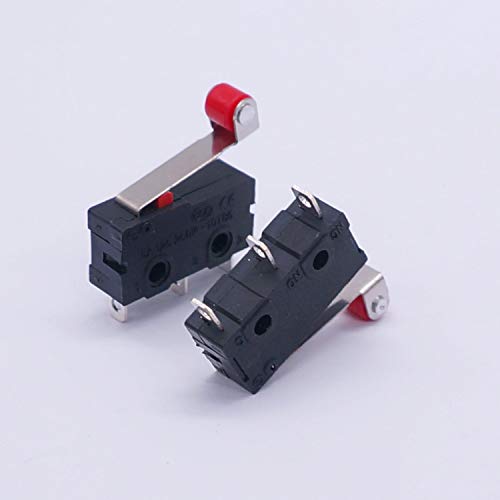 Taiss SS-5GL2 10Pcs Momentary Micro Limit Switch With Roller Lever Arm Spdt Micro Switch Ac 250V 5A 1No 1Nc 3 Pins Mini Switches Ss-5Gl2 thumb #2