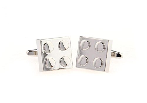 MRCUFF Building Block Pair of Cufflinks in a Presentation Gift Box & Polishing Cloth3