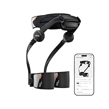 Hypershell X Carbon Exoskeleton, Leg Strength with 800 W Output, 17.5 km Battery Range, 10 Intelligent Modes, IP54 Waterproof for Daily and Outdoor Activities, Walking, Hiking, 2 Batteries, No Charger