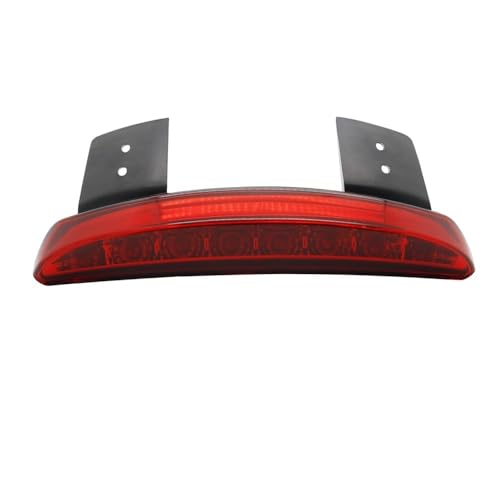 Borde picado motocicleta trasera tail luz con lente roja Sportster