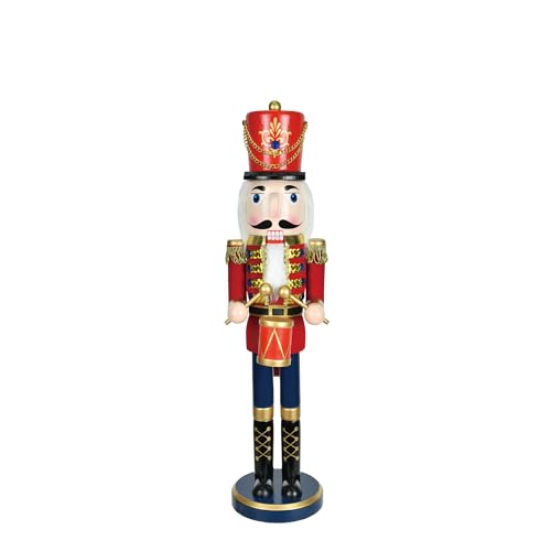 Jeco 18 Inch Red Nutcracker Drummer Soldier