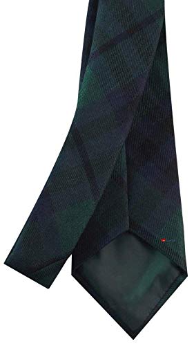 Cravate Marshall Modern Tartan en laine légère fabriquée en Écosse pour homme élégant