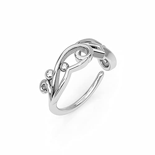 Unique Nose Ring, Sterling Silver Boho Ethnic Nose Hoop Piercing Earring, fits Tragus, Earlobes, Helix, Septum, 20g, Handmade Piercing Jewelry