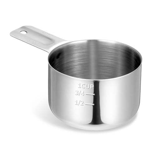 Stainless Steel Measuring Cup, 1 Cup Rice Measuring...