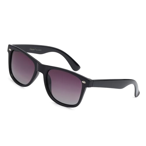 Image of PolarSpex Polarized Sunglasses for Men and Women | UV Protection, Durable Lightweight Frame, Retro Style, Felt Carrying Case, Clear Vision for Driving, Fishing & Everyday Wear.