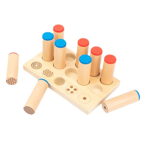 Jouet Montessori en bois cylindre sonore d'éveil auditif POPETPOP