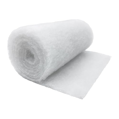 12-15mm Premium Aquarium & Pond Filter Wool for Crystal Clear Water Filtration Media for Cleaner Water (1m x 45cm)