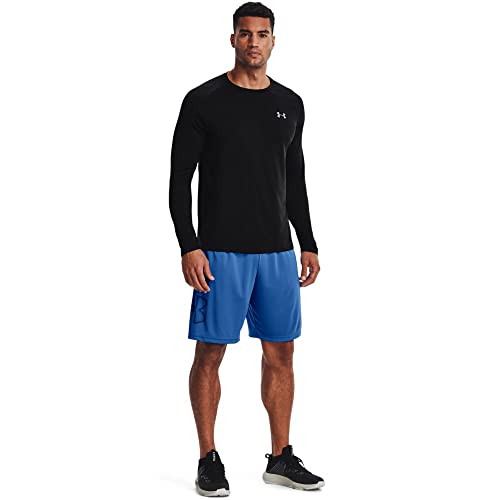 Image of Under Armour Men's Tech Graphic 10 inch Shorts, Victory Blue (474) /Black, X-Large