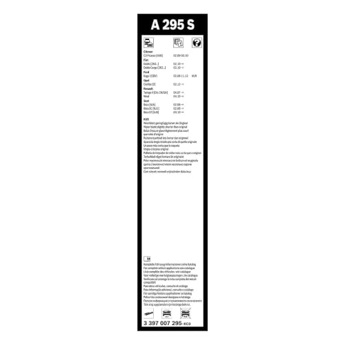 Bosch Scheibenwischer Aerotwin A295S, Länge: 600mm/400mm – Set für – Ansicht 3