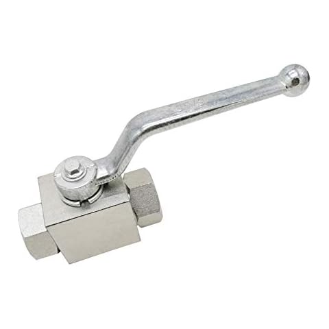 Hydraulic 2 Way High Pressure Ball Valve 1/2 Inch NPT 7250 PSI KHB Shut-Off Hydraulic Ball Valve Cover