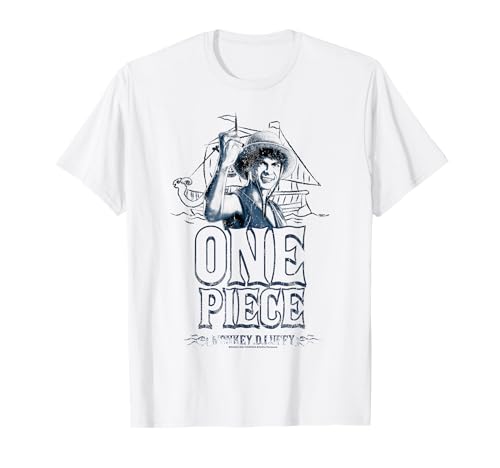Image of One Piece Monkey D Luffy Live Action Anime T-Shirt