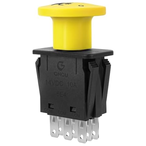 1722887SM PTO Switch for Simplicity Mower Parts 1716332SM 1722887YP Fits MTD Craftsman Ariens 21546196 AYP140404, 146283, 154959, 154963, 169416, 169417, 174651, 174652 Cover