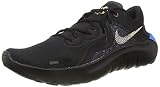 Zapatillas deportivas Nike Nike Flex Run 2021, Zapatillas para Correr Hombre, Black Melon Tint Lt Photo Blue Dark Pony, 38.5 EU