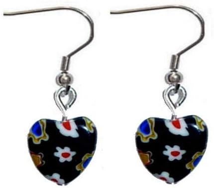 Beaded Dangle Earrings, Surgical Stainless Steel French wire Women's Sets of beaded earrings in Gift Box. - Image 6