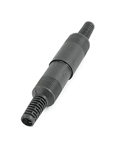 uxcell Conector Adaptador DIN 4 Pines Macho + Hembra miniatura 2