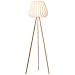 Produktbild BRILLIANT Lampe, Inna Standleuchte, dreibeinig holz hell/weiß, Bambus/Kunststoff, 1x A60, E27, 60W,Normallampen (nicht enthalten)