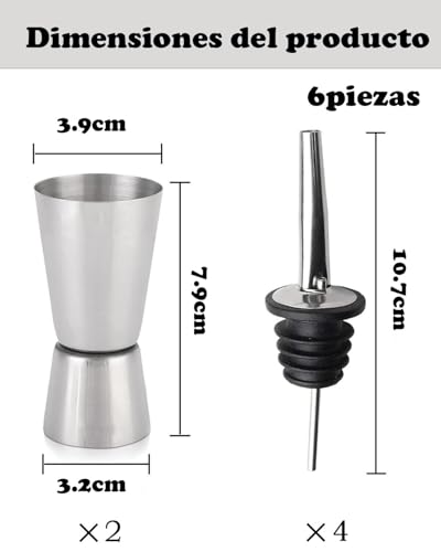 La mejor selección de Medidor de Onzas para Bar los más recomendados. 11 Imagen adicional