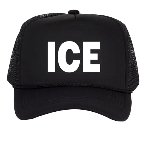 Top Headwear Men's ICE Trucker Hat - Snapback Law Enforcement Costume Cosplay Cap