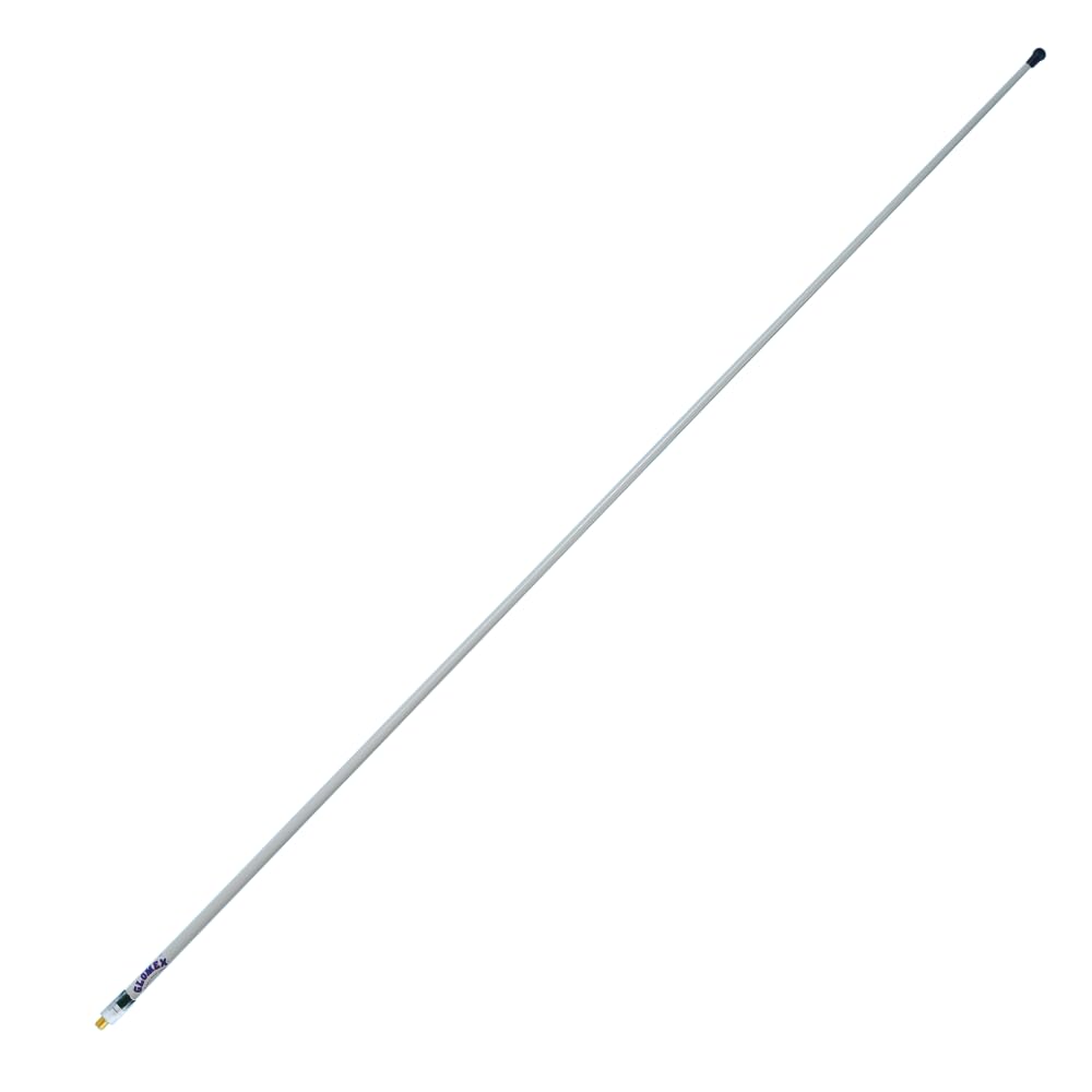 Glomex – Antenna AIS dedicata 1m (Bianco), Modello RA110AIS – Alto Guadagno 3dB, Fibra di Vetro, Per barche a vela, motore, gommoni, yacht – Ricezione AIS Precisa e Affidabile