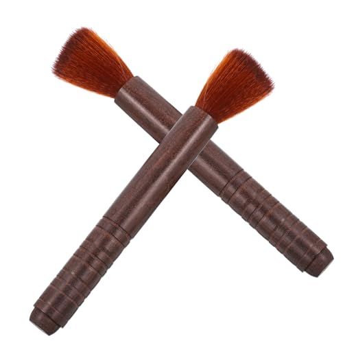 LIOOBO 2Pcs Erhu Dust Cleaners Soft Bristle Brushes for Cleaning Violin String Instruments Safe Durable Maintenance Tool Musicians