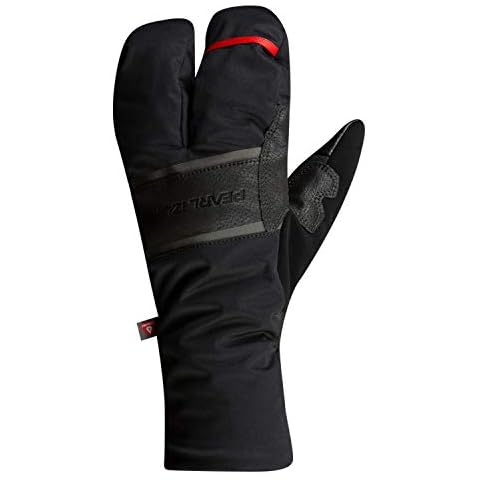PEARL IZUMI Unisex Gel Gloves, Insulated Cycling Glove, Palm Padding & Touchscreen Compatible, AmFIB Lobster, Black, Small Cover