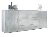 Material: Gracias a los frentes de MDF laminado de gran calidad y al cuerpo de aglomerado con recubrimiento de melamina, la cajonera es muy ligera y estable, y, además, es fácil de cuidar. Acabado de calidad: Made in Germany.