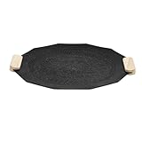TRUMDAKE Portable Korean BBQ Pan - Non-stick Suitable for indoor and outdoor use (Black)