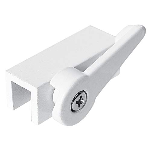 Prime-Line U 9825 Extruded Aluminum, White, Cam Action Lock (Single Pack), 3-16 in.
