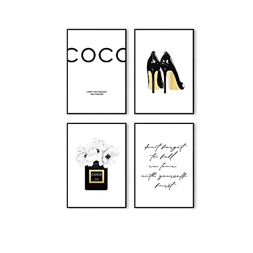 Postertech® Premium Poster Set | 4 Bilder als stilvolle Wandbilder | 4X...