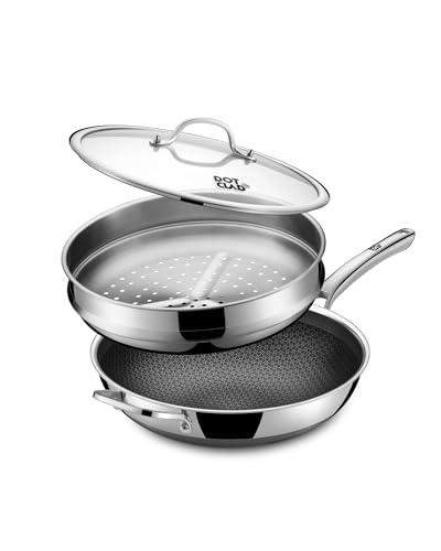 13 Inch Hybrid Stainless Steel Wok