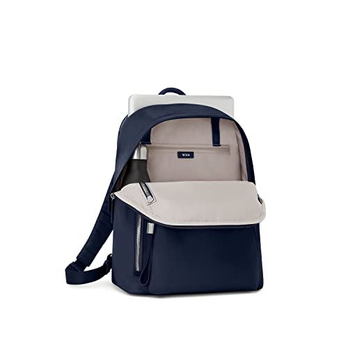 Image of TUMI - Voyageur Halsey Backpack - Travel Backpack - For Business, Fashion, Commute - Holds Up to 14 inch Screens - Indigo & Silver Hardware