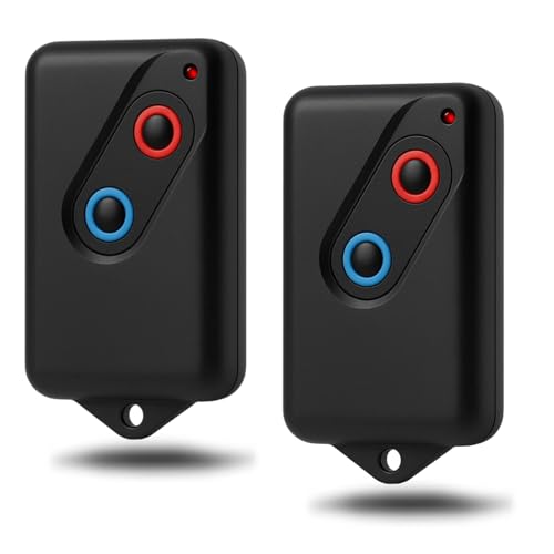 2 Pack for Guardian Garage Door Opener Remote Control Replacement for 2211-L GDOR2B Dual Frequency 303/390MHz with Keychain