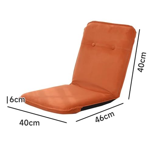Chaise de jeu au sol 5 positions réglables avec dossier gris