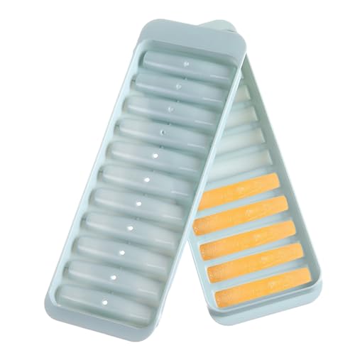 アイストレー - 再利用可能な氷型 カバー付き 柔軟な食品グレードのシリコンデザイン イージーキューブ 多目的飲料アクセサリー クイックフリーズツール ワイン、ジュース、フルーツ、スムージー、屋内用